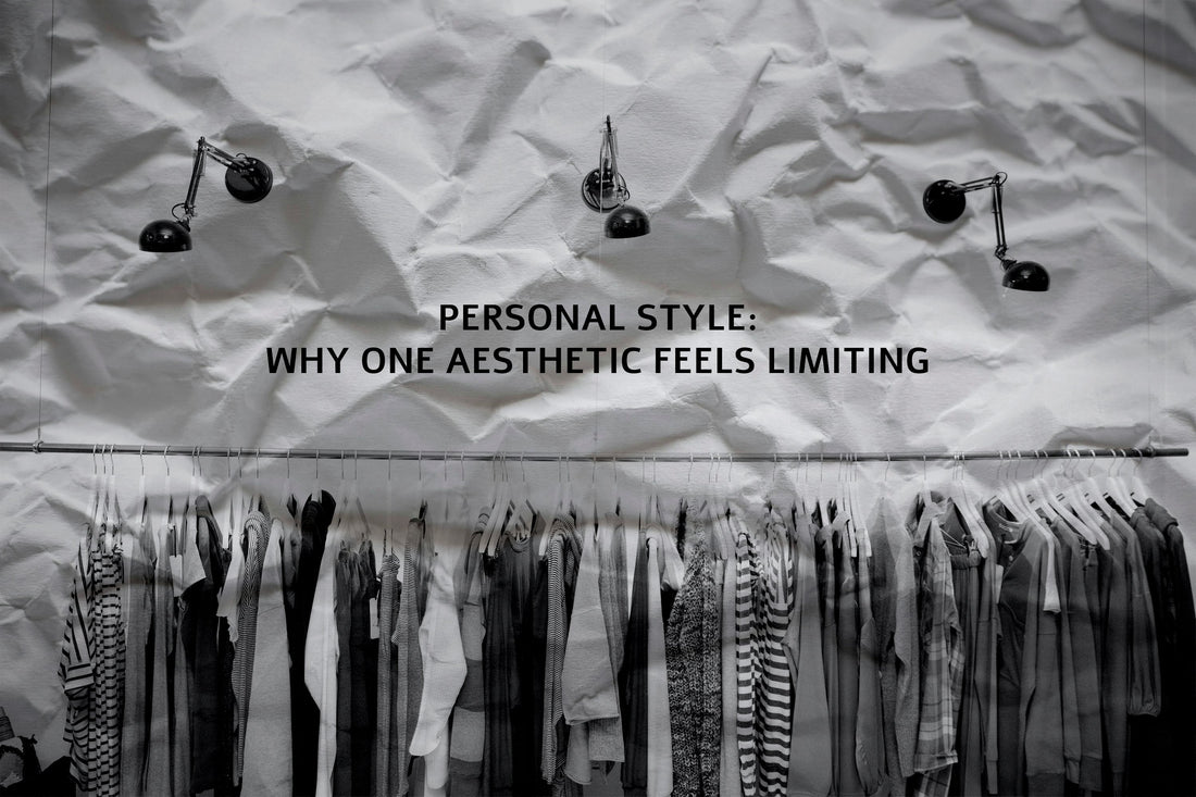 Multiple clothes on the rail in search for personal style.
